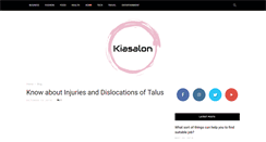 Desktop Screenshot of kiasalon.com