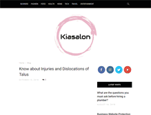 Tablet Screenshot of kiasalon.com